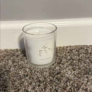 Aquarius White Candle